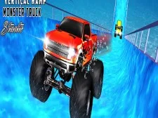 Vattensurfare vertikal ramp Monster Truck Game